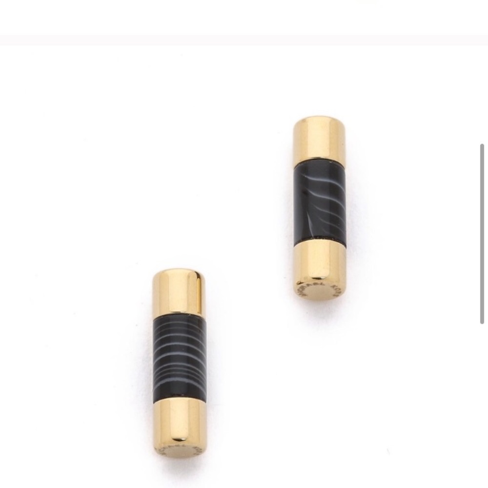 Auth MICHAEL KORS City Barrel Stud Earrings